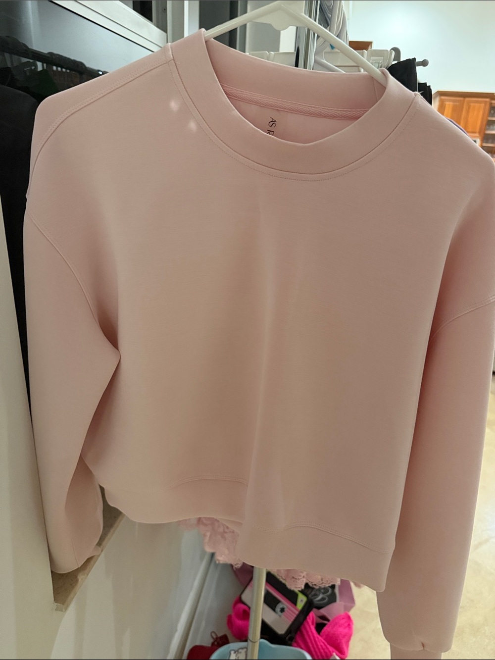 Altar'd State Pale Pink Crewneck Sweatshirt